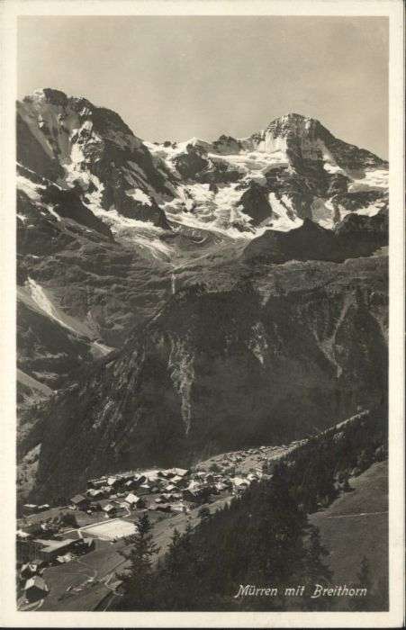 Muerren BE Mürren Breithorn