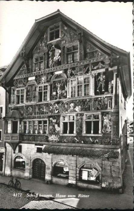 Schaffhausen SH Schaffhausen Haus zum Ritter