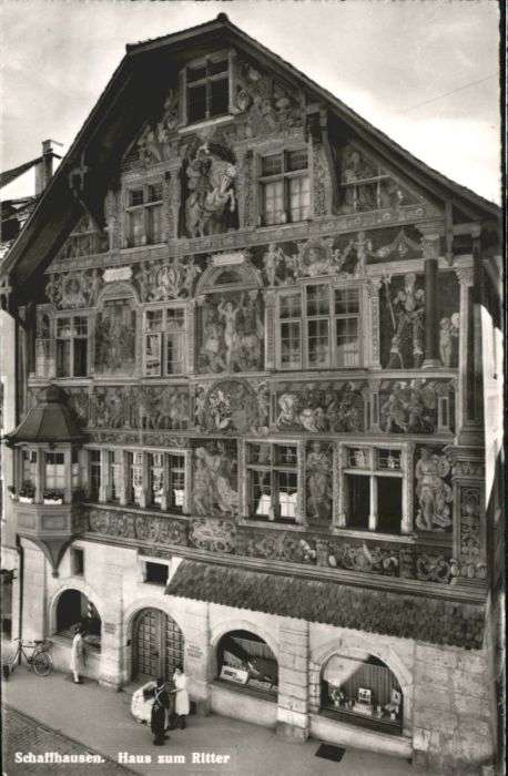 Schaffhausen SH Schaffhausen Haus zum Ritter