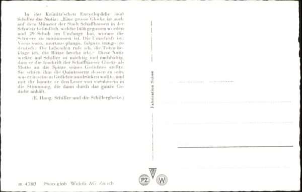 Schaffhausen SH Schaffhausen Münster Schillergöocke * – Bild 2