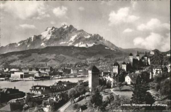 Luzern LU Luzern Museggtürme Pilatus