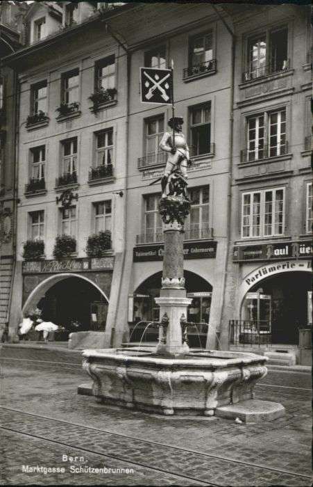 Bern BE Bern Marktgasse Schützenbrunnen