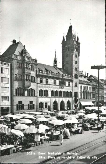 Basel BS Basel Marktplatz Rathaus