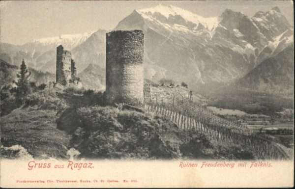 Bad Ragaz Ragatz Bad_Ragaz Ruine Freudenberg Falknis