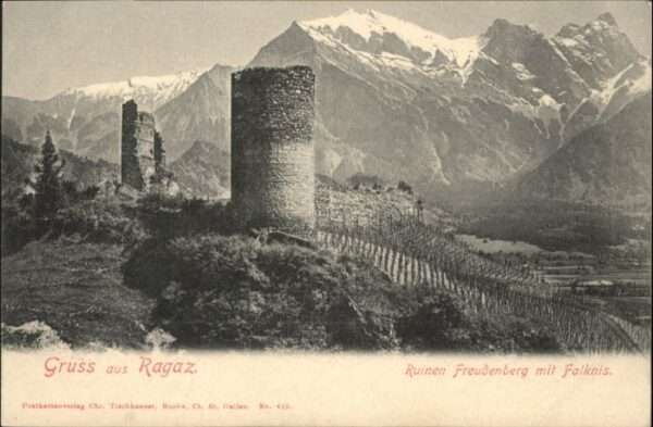 Bad Ragaz Ragatz Bad_Ragaz Ruine Freudenberg Falknis