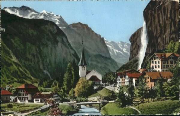 Lauterbrunnen BE Lauterbunnen Staubbach Jungfrau