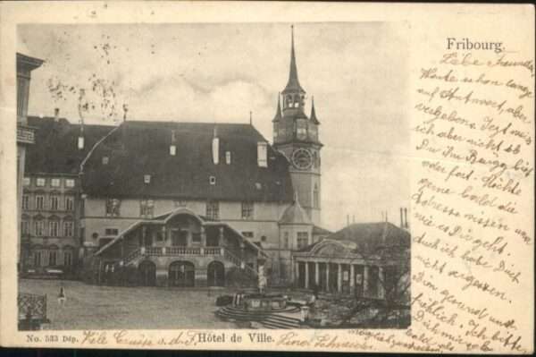 Fribourg FR Fribourg Hotel de Ville