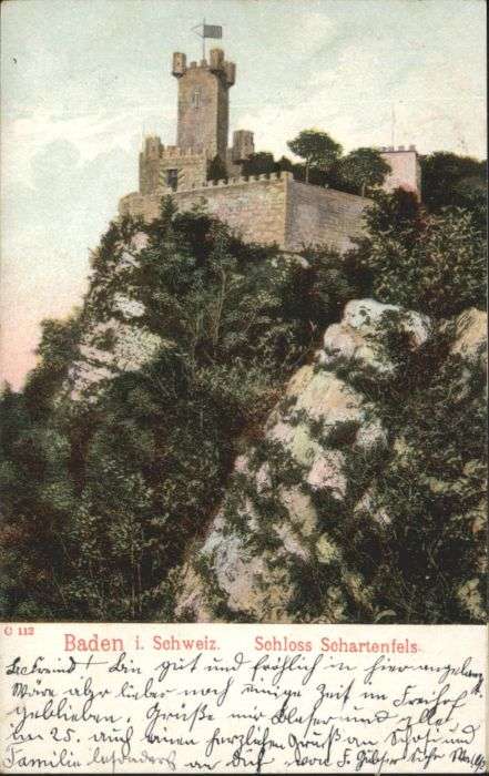Baden AG Baden Schloss Schartenfels