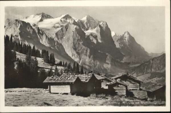 Hasliberg Goldern Mägisalp Wetterhorngruppe