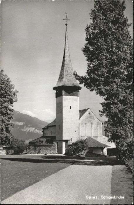 Spiez BE Spiez Schloss Kirche