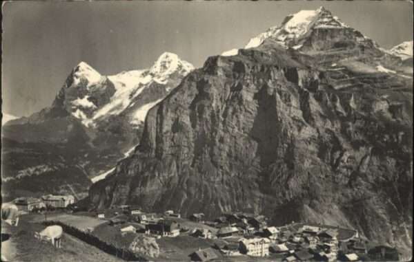Muerren BE Mürren Eiger Mönch Jungfrau x