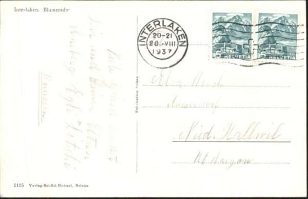 Interlaken BE Interlaken Blumenuhr – Bild 2
