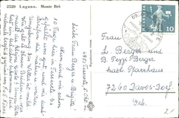 Lugano TI Lugano Monte Bre – Bild 2