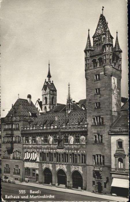 Basel BS Basel Rathaus Martins Kirche