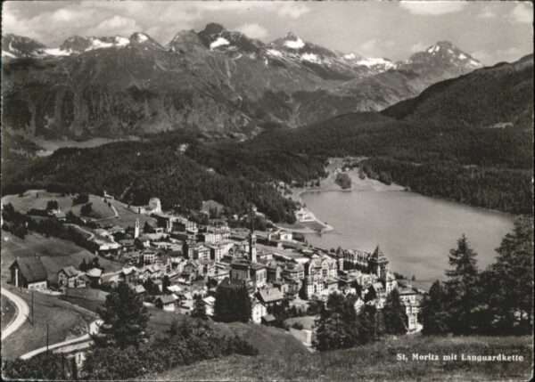St Moritz GR St_Moritz Languardkette