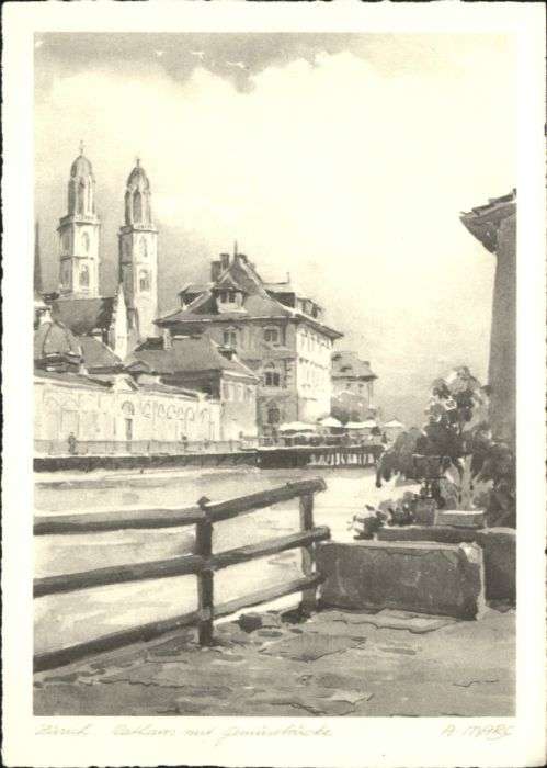 Zuerich athaus Gemüsebrücke Künstler A Mars *