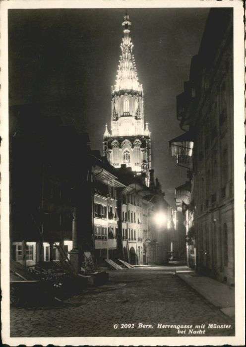 Bern BE Bern Herrengasse Münster