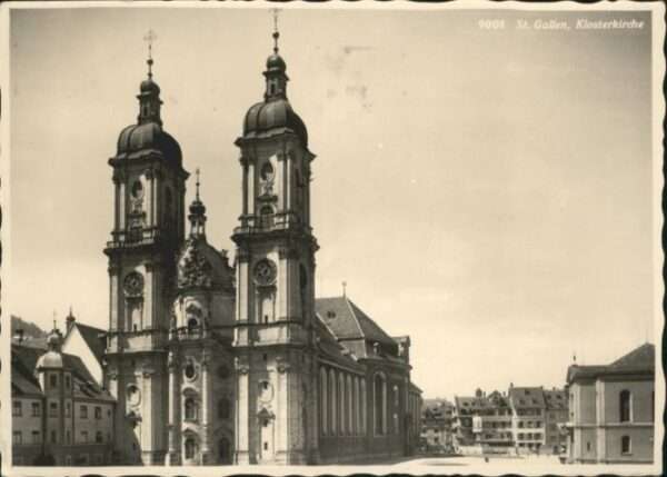 St Gallen SG St_Gallen Kloster Kirche