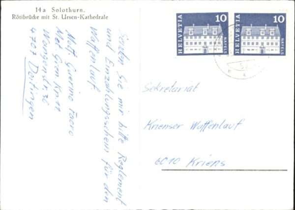 Solothurn Rötibrücke St Ursen Kathedrale x – Bild 2