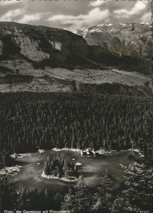 Flims Dorf Caumasee Flimserstein