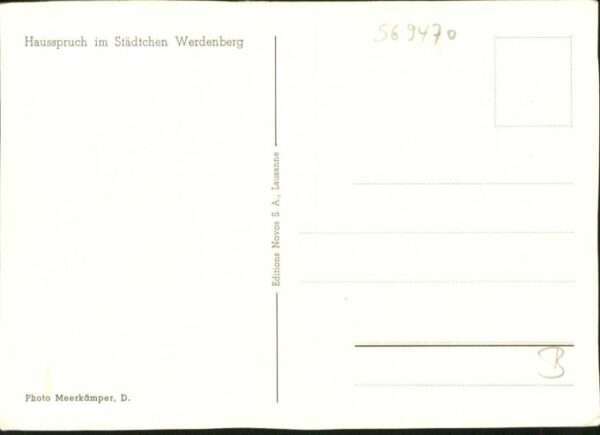 Werdenberg Hausspruch – Bild 2