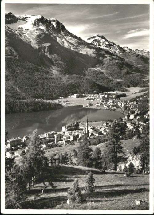 St Moritz GR St_Moritz Piz Rosatsch Piz Corvatsch