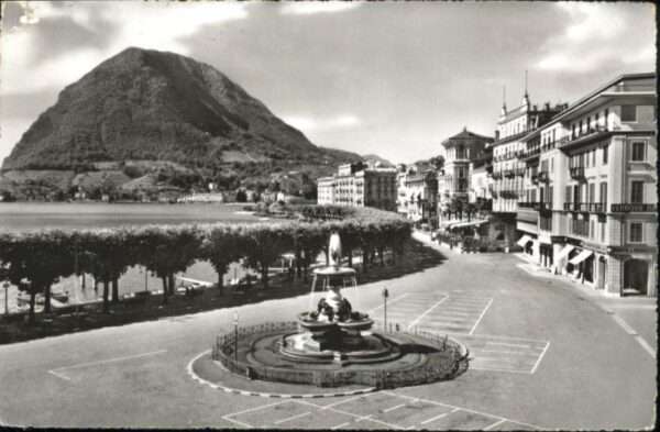 Lugano TI Lugano Fontana Bossi Monte S Salvatore