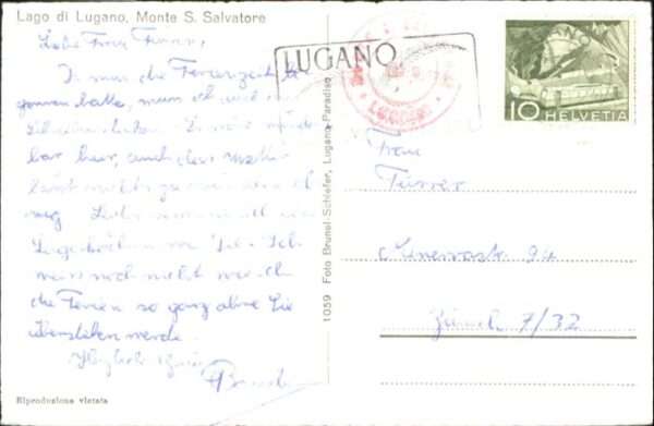 Lugano TI Lugano Monte S Salvatore – Bild 2