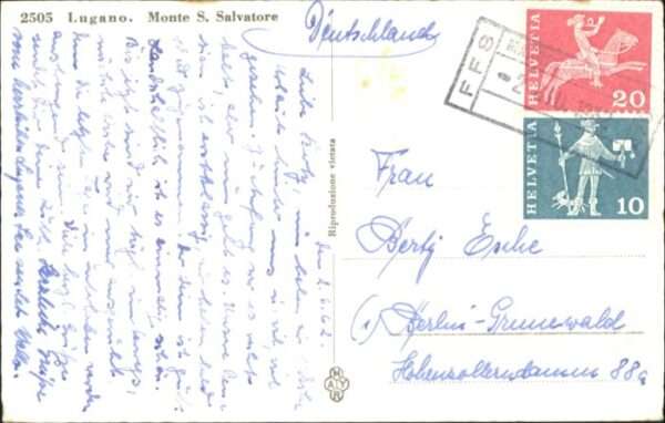 Lugano TI Lugano Monte S Salvatore – Bild 2