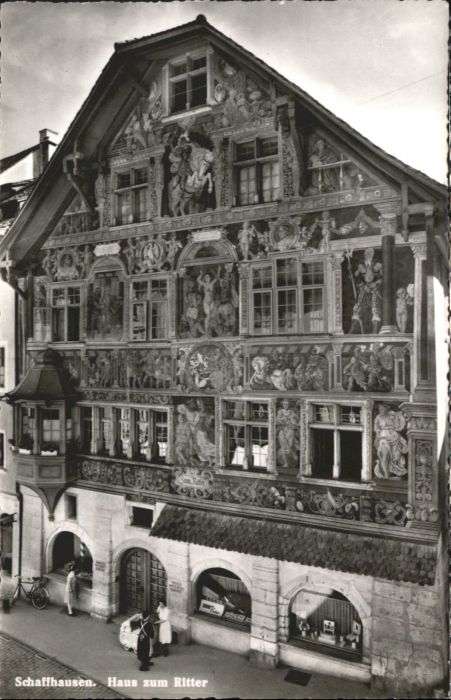 Schaffhausen SH Schaffhausen Haus zum Ritter