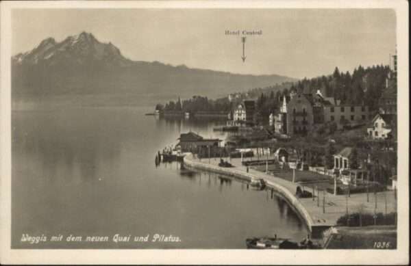 Weggis Vierwaldstaettersee Weggis Pilatus Hotel Central