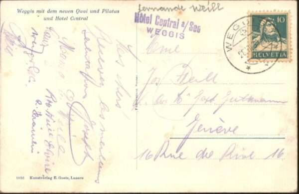 Weggis Vierwaldstaettersee Weggis Pilatus Hotel Central – Bild 2