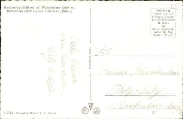 Kandersteg BE Kandersteg Fründenhorn Doldenhorn Fisis – Bild 2