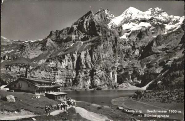 Kandersteg BE Kandersteg Oeschinensee Blümlisalpgrupp
