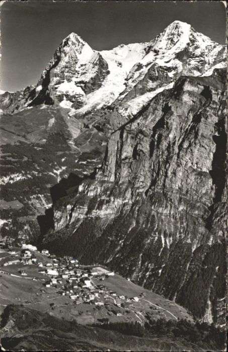 Muerren BE Mürren Eiger Mönch *
