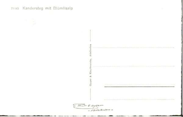 Kandersteg BE Kandersteg Blümslialp – Bild 2