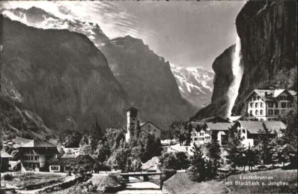 Lauterbrunnen BE Lauterbrunnen Staubbach Jungfrau