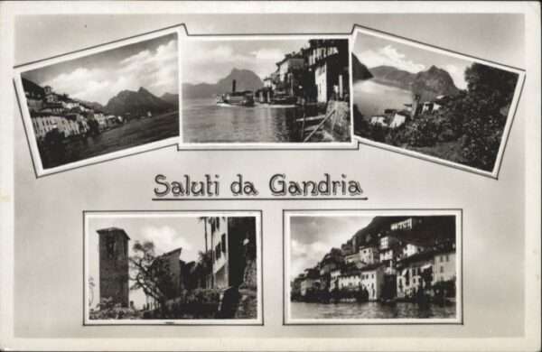 Gandria Lago di Lugano Gandria Schiff