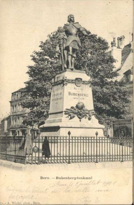Bern BE Bern Bubenberg Denkmal