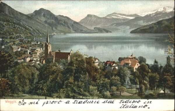 Weggis Vierwaldstaettersee Weggis Kirche