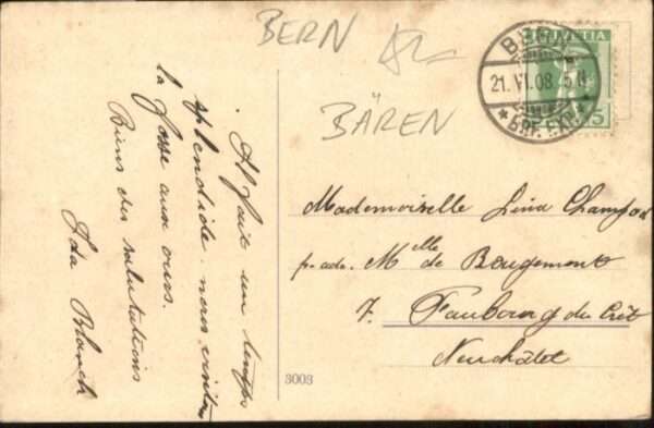 Bern BE Bern Bärengraben [Stempelabschlag] – Bild 2