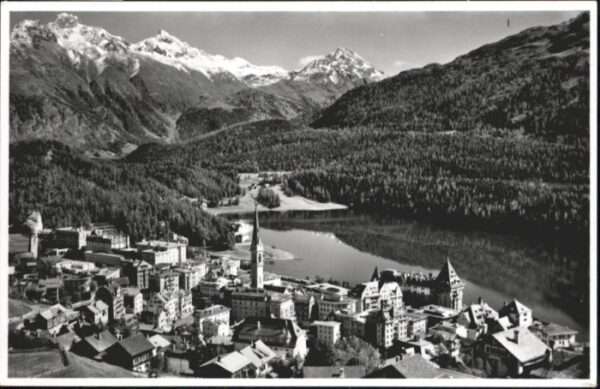 St Moritz GR St_Moritz Piz Languard Kirche