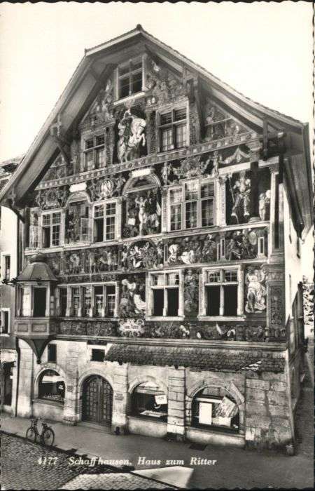 Schaffhausen SH Schaffhausen Haus zum Ritter