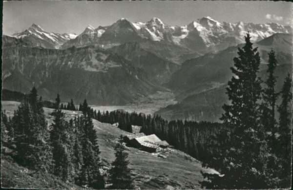Beatenberg Schreckhorn Fisteraarhorn Eiger Mönch J