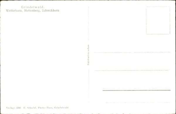 Grindelwald Wetterhorn Mettenberg Schreckhorn – Bild 2