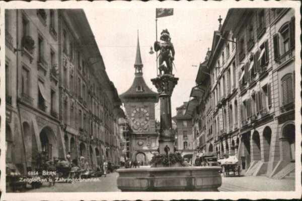 Bern BE Bern Zeitglocken Zähringerbrunnen Kutsc
