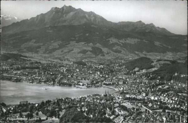 Luzern LU Luzern Fliegeraufnahme Pilatus