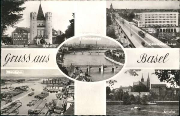 Basel BS Basel Spalentor Hafen Münster Hallensch