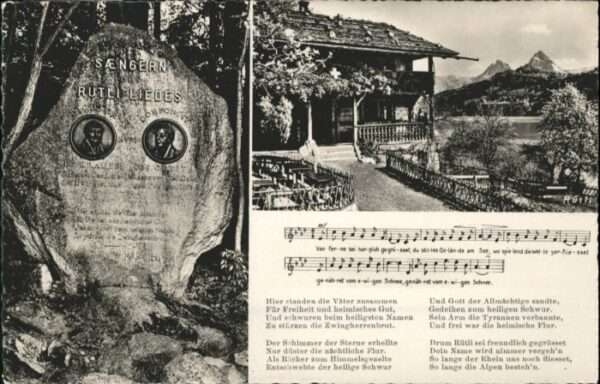 Ruetli Vierwaldstaettersee Rütli Lied Gedenkstein