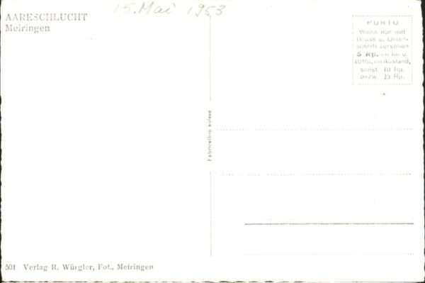 Meiringen BE Meiringen Aareschlucht – Bild 2